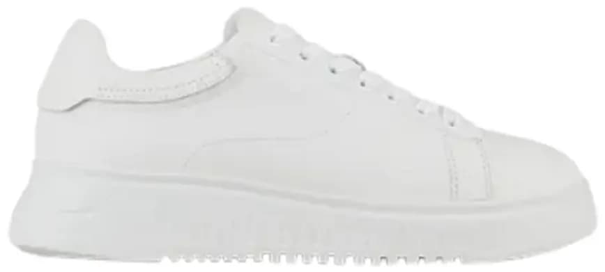 Giày Armani In Nappa Leather With High Sole 'White' Giày Armani In Nappa Leather With High Sole 'White'