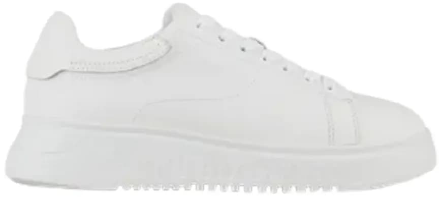 Giày Armani In Nappa Leather With High Sole 'White' Giày Armani In Nappa Leather With High Sole 'White'