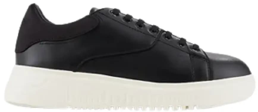 Giày Armani Leather And Satin 'Black' X3X024XM7281K001 Giày Armani Leather And Satin 'Black' X3X024XM7281K001
