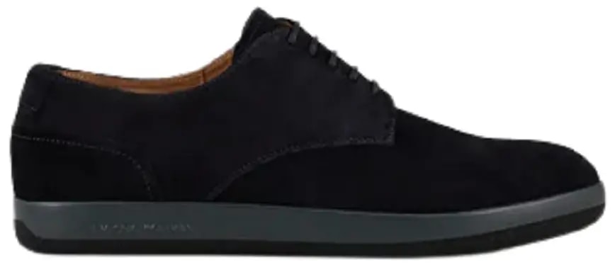 Giày Armani Suede Lace Ups With Rubber Soles 'Navy Blue' — kich-thuoc: lien-he-order Giày Armani Suede Lace Ups With Rubber Soles 'Navy Blue' — kich-thuoc: lien-he-order