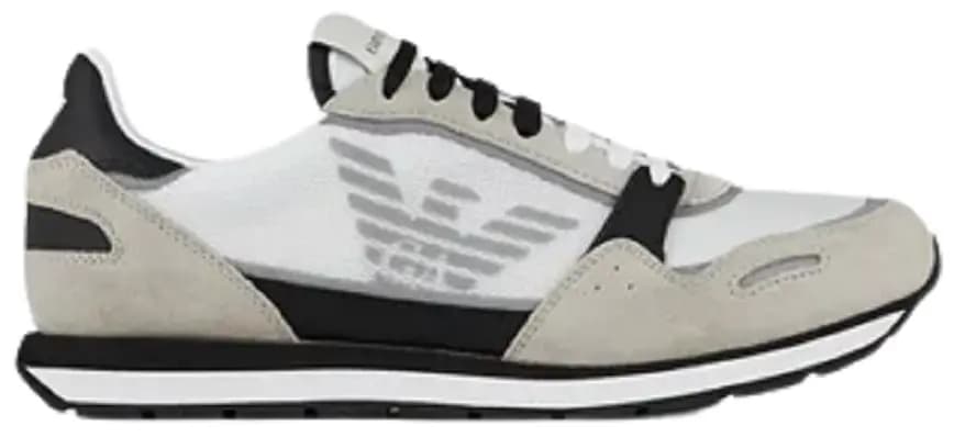 Giày Armani Suede With Contrasting Inserts 'Beige' X4X537XM6781N638 Giày Armani Suede With Contrasting Inserts 'Beige' X4X537XM6781N638