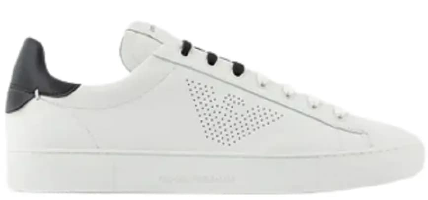 Giày Armani Leather Sneakers Perforated Eagle 'Pattern' X4X565XN1801N480 Giày Armani Leather Sneakers Perforated Eagle 'Pattern' X4X565XN1801N480