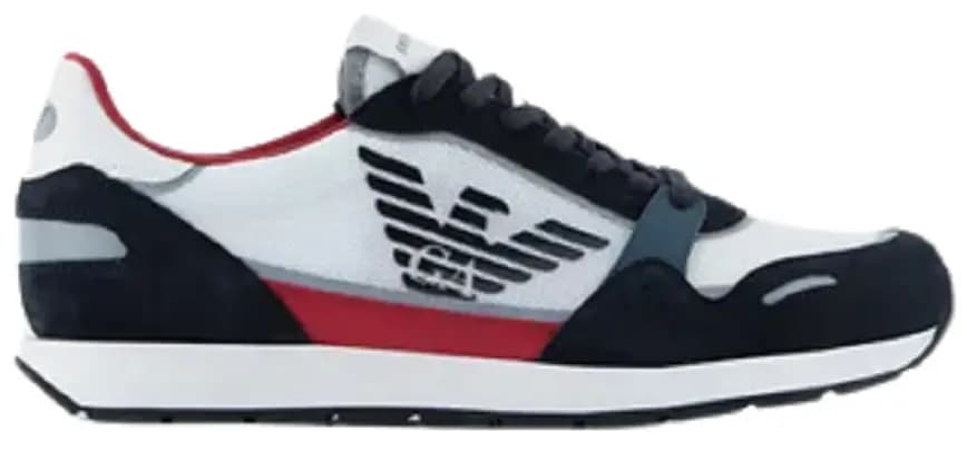 Giày Armani Suede With Contrasting Inserts 'Two Tone' X4X537XM6781Q824 Giày Armani Suede With Contrasting Inserts 'Two Tone' X4X537XM6781Q824