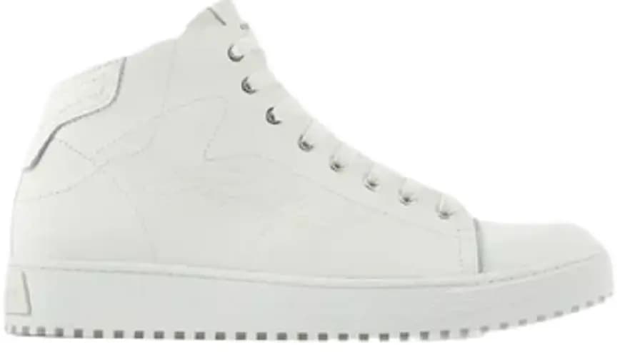 Giày Armani Signature Logo Leather Mid-top 'White' X4Z101XN1631M801 Giày Armani Signature Logo Leather Mid-top 'White' X4Z101XN1631M801