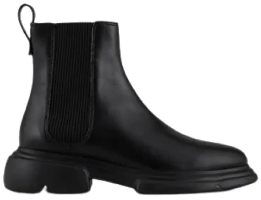 Giày Armani Vegetable Tanned Leather Beatle Boots 'Black' Giày Armani Vegetable Tanned Leather Beatle Boots 'Black'