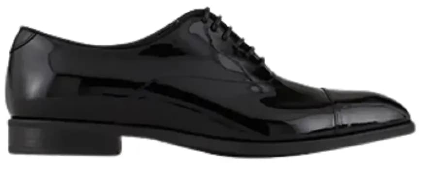 Giày Armani Patent Leather Oxfords 'Black' X4C621XAT24100002 Giày Armani Patent Leather Oxfords 'Black' X4C621XAT24100002