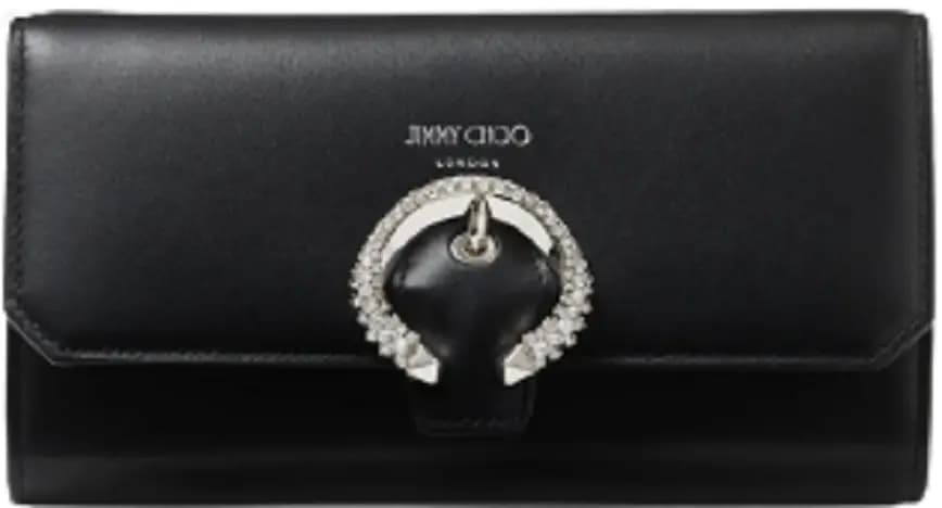 Túi Jimmy Choo W chain 'Black' WALLETWCHAINIUY000071 Túi Jimmy Choo W chain 'Black' WALLETWCHAINIUY000071