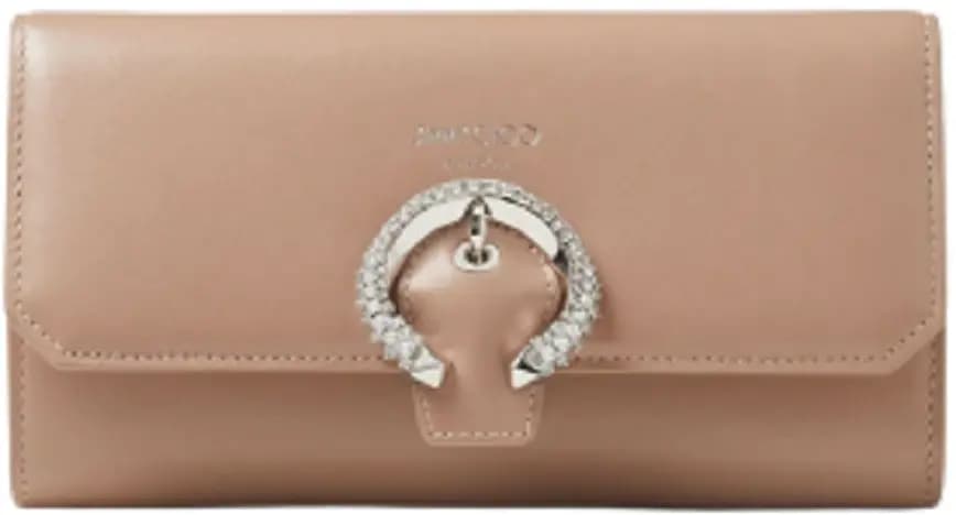 Túi Jimmy Choo Wallet 'Ballet Pink' WALLETWCHAINIUY0C0136 Túi Jimmy Choo Wallet 'Ballet Pink' WALLETWCHAINIUY0C0136