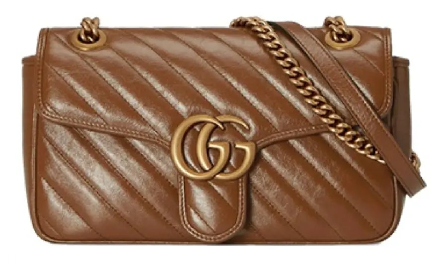 Túi Gucci GG Marmont Mini Matelassé Shoulder Bag Brown 446744-0OLFT-2535 Túi Gucci GG Marmont Mini Matelassé Shoulder Bag Brown 446744-0OLFT-2535