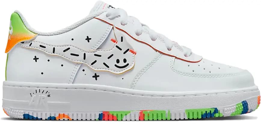 Giày Nike Air Force 1 Low GS 'Kids Drawing' DV1366-111 Giày Nike Air Force 1 Low GS 'Kids Drawing' DV1366-111