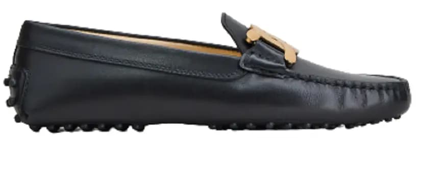 Giày Tod's Kate chain-embellished leather loafers XXW00G0DE50D90B999 Giày Tod's Kate chain-embellished leather loafers XXW00G0DE50D90B999