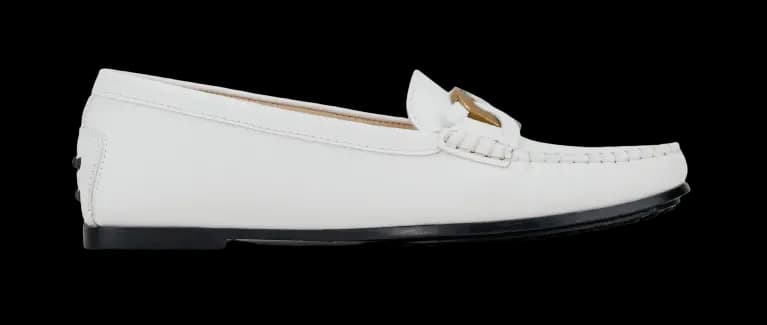 Giày Tod's Woman White Loafers in Leather XXW02E0EC60PHXC016 Giày Tod's Woman White Loafers in Leather XXW02E0EC60PHXC016