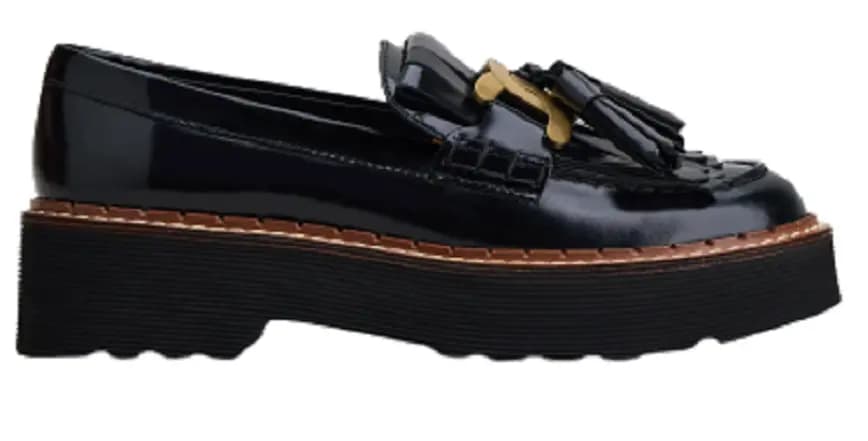 Giày Tod's KATE LOAFERS IN BLACK XXW80C0DF40SHAB999 Giày Tod's KATE LOAFERS IN BLACK XXW80C0DF40SHAB999