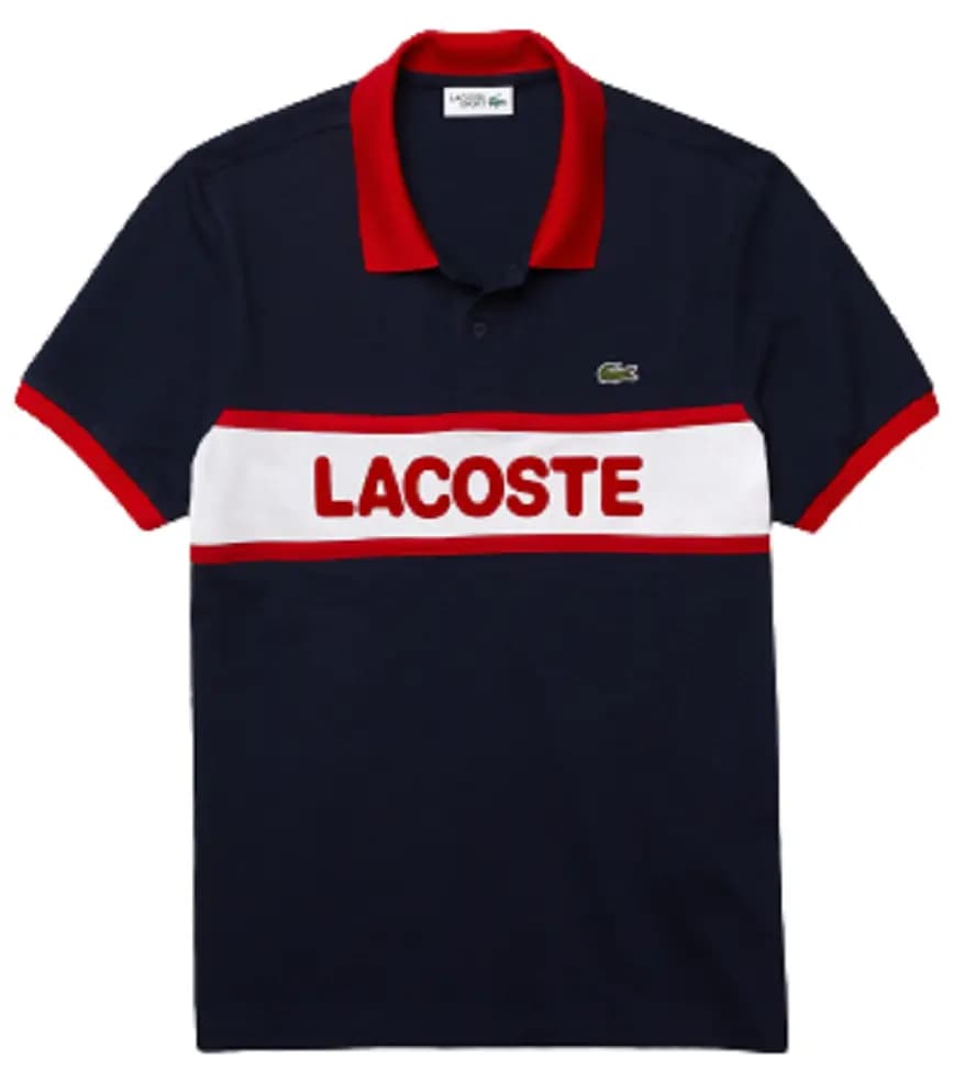 Áo Lacoste Color Block Light Knit Polo YH1532-LAW Áo Lacoste Color Block Light Knit Polo YH1532-LAW