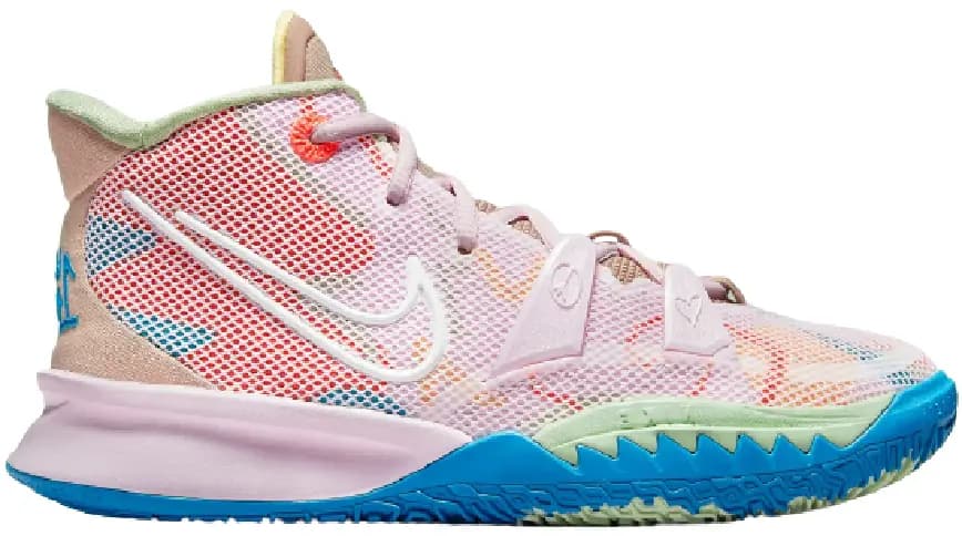 Giày Nike Zoom Kyrie 7 1 World 1 People Blue Green GS CT4080-600 Giày Nike Zoom Kyrie 7 1 World 1 People Blue Green GS CT4080-600
