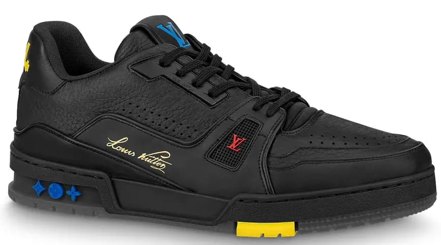 Giày Louis Vuitton LV Trainers 2021 'Black Yellow' 1A8ZQ9 Giày Louis Vuitton LV Trainers 2021 'Black Yellow' 1A8ZQ9