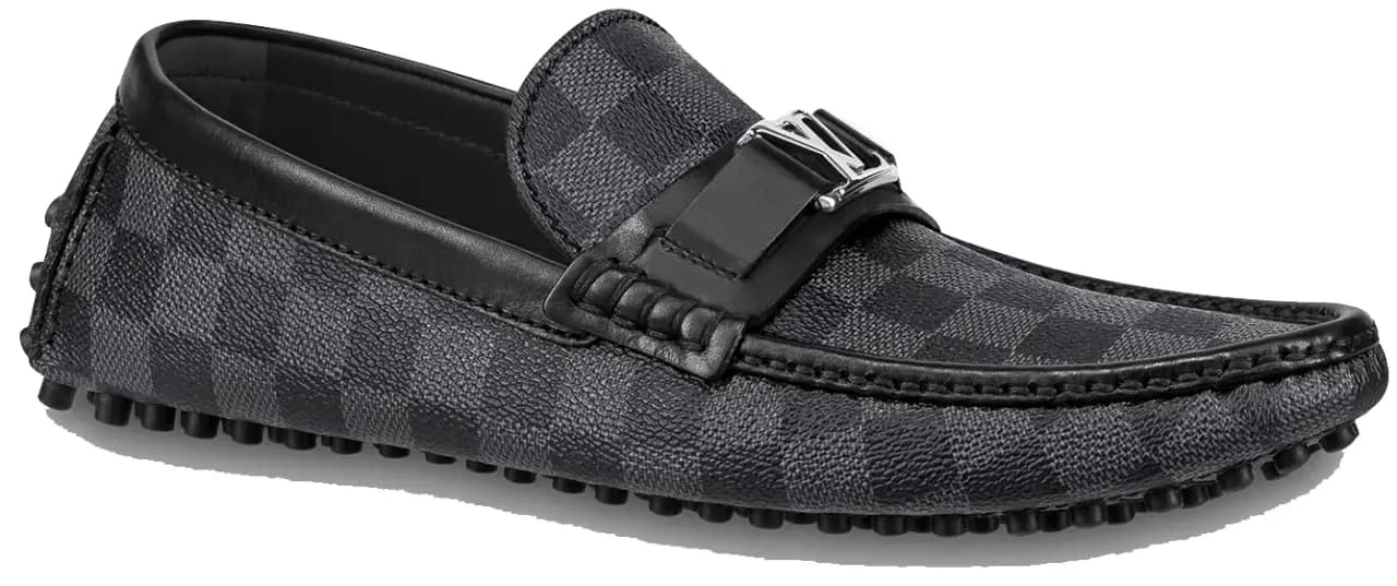Giày Louis Vuitton Hockenheim Moccasin Damier Graphite Canvas 1A4OIF Giày Louis Vuitton Hockenheim Moccasin Damier Graphite Canvas 1A4OIF