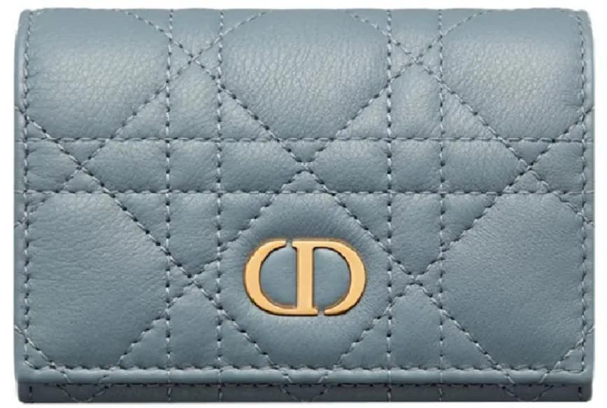 Ví Dior Caro XS Wallet 'Cloud Blue' S5132UWHC-M81B Ví Dior Caro XS Wallet 'Cloud Blue' S5132UWHC-M81B