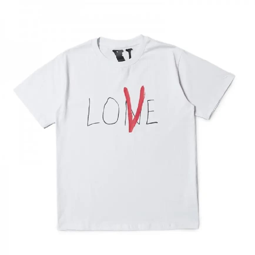 Áo Vlone Lone Love Tee White Áo Vlone Lone Love Tee White