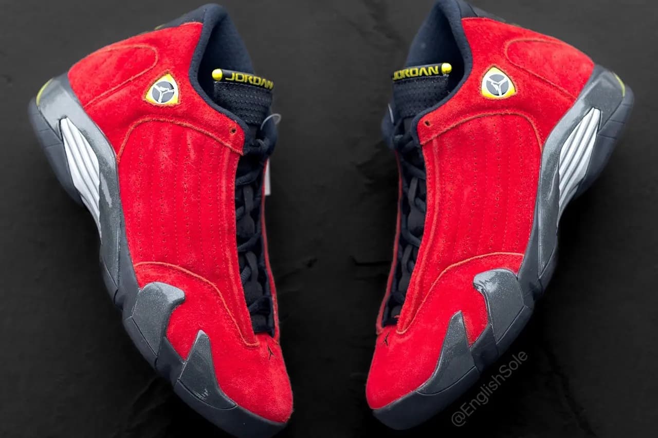 Khám phá phiên bản AirJordan 14 lấy cảm hứng từ những chiếc xe Ferrari Khám phá phiên bản AirJordan 14 lấy cảm hứng từ những chiếc xe Ferrari