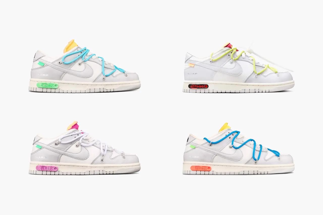 Top 6 đôi Dunk được yêu thích nhất từ bộ sưu tập “The 50” của Off-White x Nike Top 6 đôi Dunk được yêu thích nhất từ bộ sưu tập “The 50” của Off-White x Nike