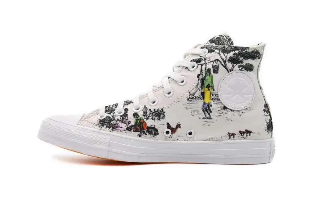 Union x Converse Chuck Taylor All Star Hi được bao phủ bởi "một tấm thảm" Union x Converse Chuck Taylor All Star Hi được bao phủ bởi "một tấm thảm"