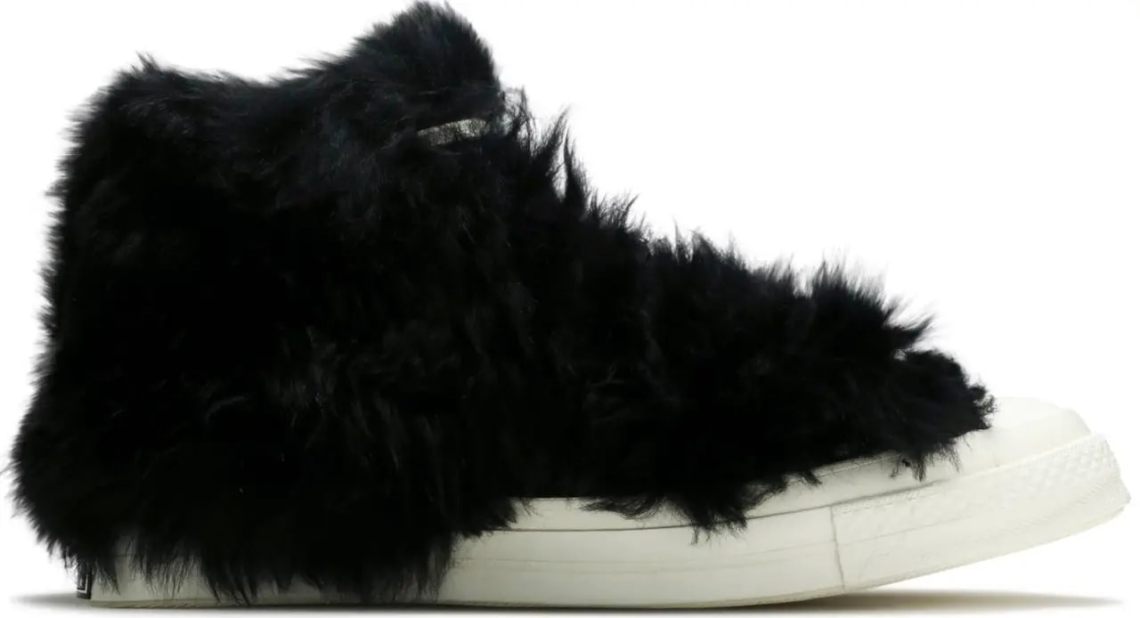 Giày Converse AMBUSH x Chuck 70 High 'Fuzzy Black Egret' 170586C — kich-thuoc: 41 Giày Converse AMBUSH x Chuck 70 High 'Fuzzy Black Egret' 170586C — kich-thuoc: 41