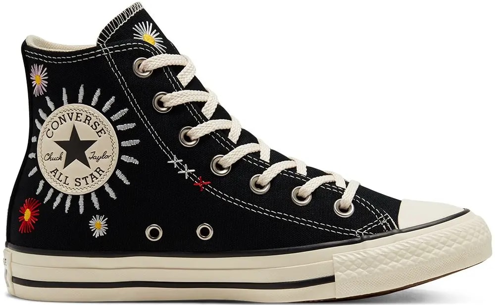 Giày Converse Wmns Chuck Taylor All Star High 'Daisy Embroidery Black' 567993C — kich-thuoc: 39 Giày Converse Wmns Chuck Taylor All Star High 'Daisy Embroidery Black' 567993C — kich-thuoc: 39