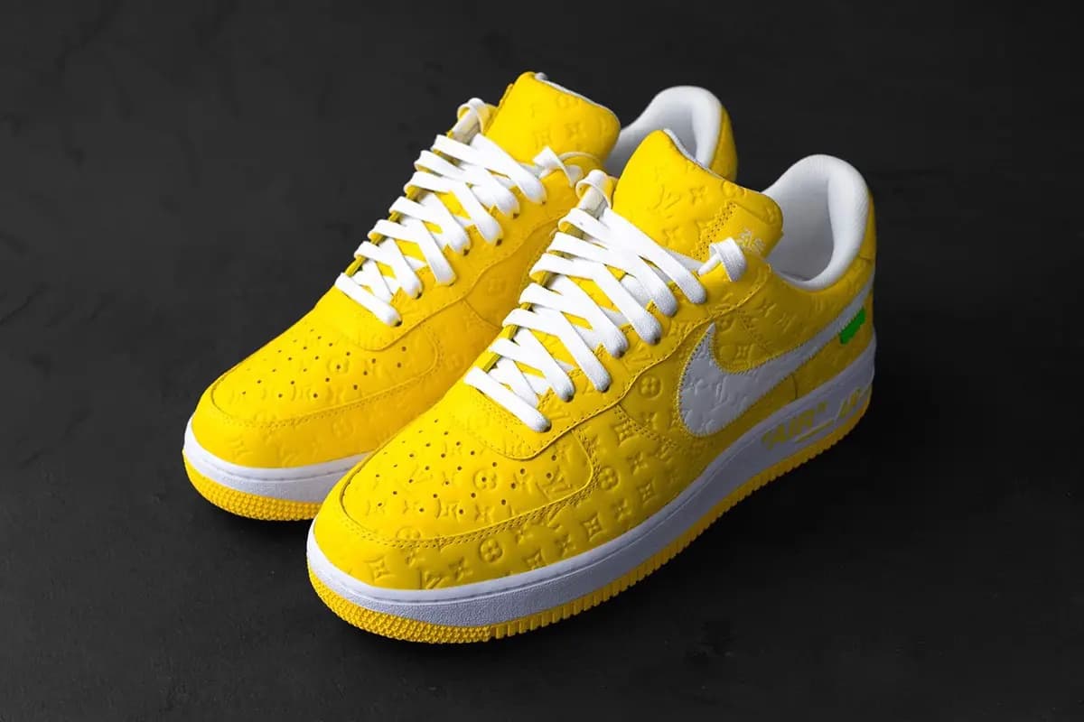 Những hình ảnh của phiên bản Louis Vuitton x Nike Air Force 1 "Yellow" Những hình ảnh của phiên bản Louis Vuitton x Nike Air Force 1 "Yellow"