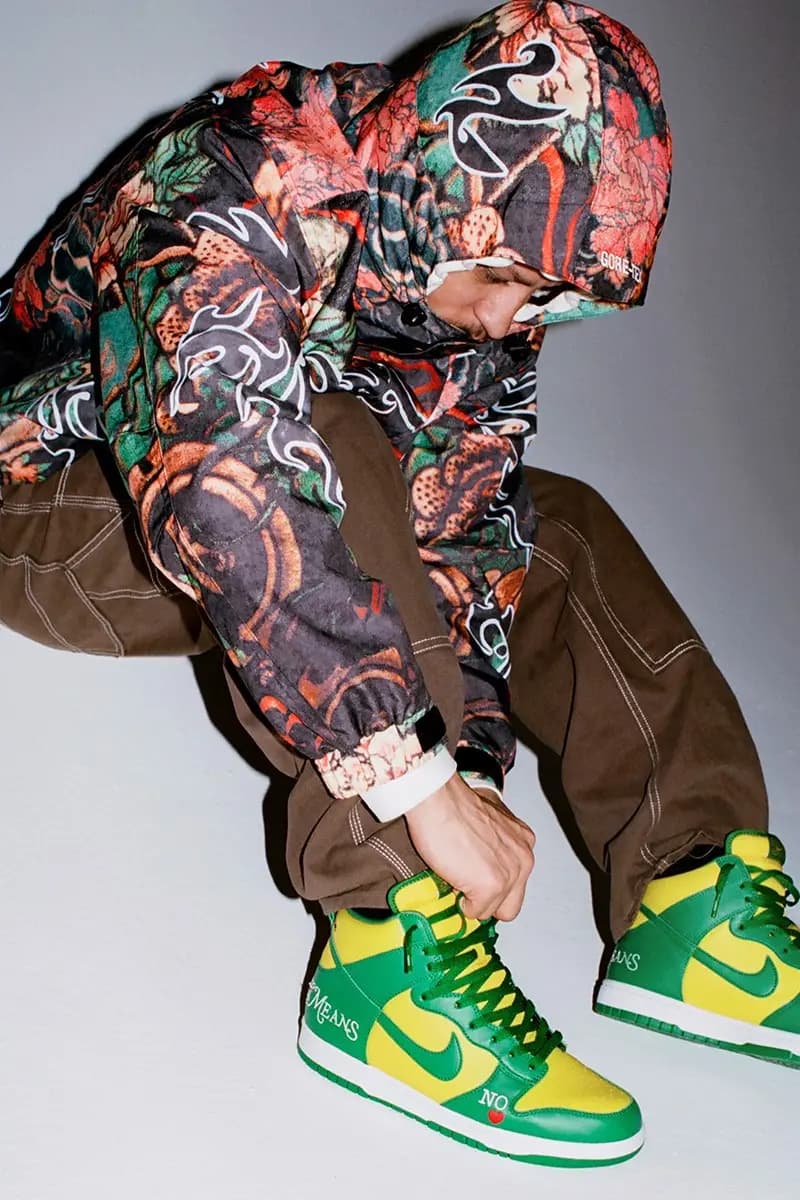 Hình ảnh chính thức về phiên bản Supreme x Nike SB Dunk High 2022 Hình ảnh chính thức về phiên bản Supreme x Nike SB Dunk High 2022