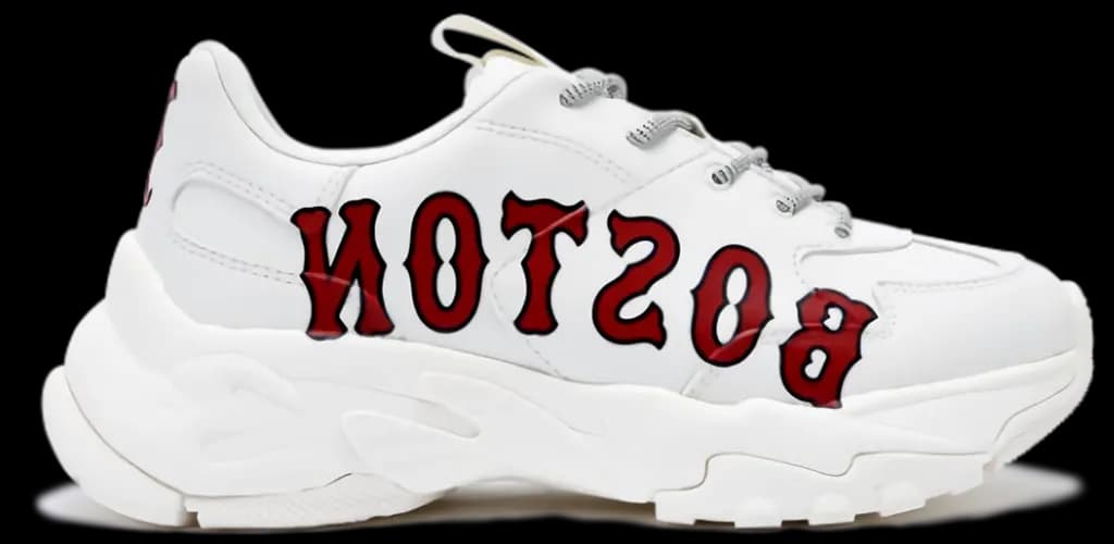 Giày MLB Big Ball Chunky Boston Red Sox 'White Red' 3ASHC201N-43IVS Giày MLB Big Ball Chunky Boston Red Sox 'White Red' 3ASHC201N-43IVS