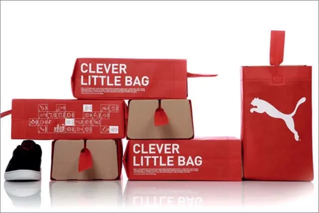 PUMA thiết kế lại hộp giày và cam kết sử dụng loại túi nhựa thân thiện với môi trường PUMA thiết kế lại hộp giày và cam kết sử dụng loại túi nhựa thân thiện với môi trường