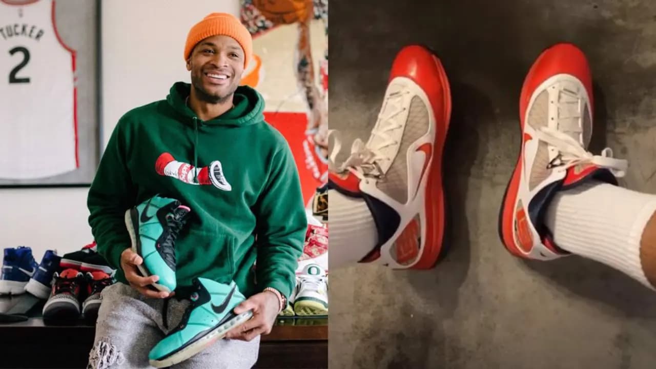 PJ Tucker kỉ niệm gia nhập Miami Heats cùng buổi triển lãm Sneaker mới PJ Tucker kỉ niệm gia nhập Miami Heats cùng buổi triển lãm Sneaker mới