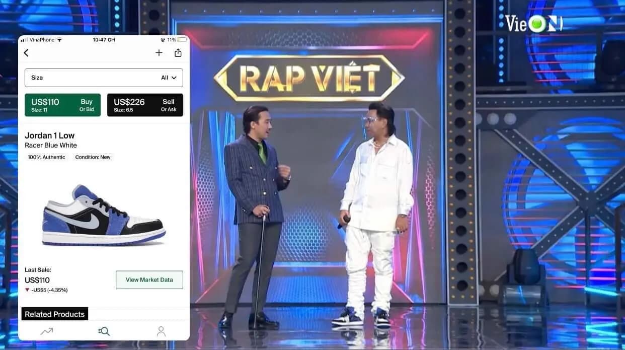 Những đôi sneaker đáng chú ý xuất hiện trong Rap Việt mùa 2 tập 3 Những đôi sneaker đáng chú ý xuất hiện trong Rap Việt mùa 2 tập 3