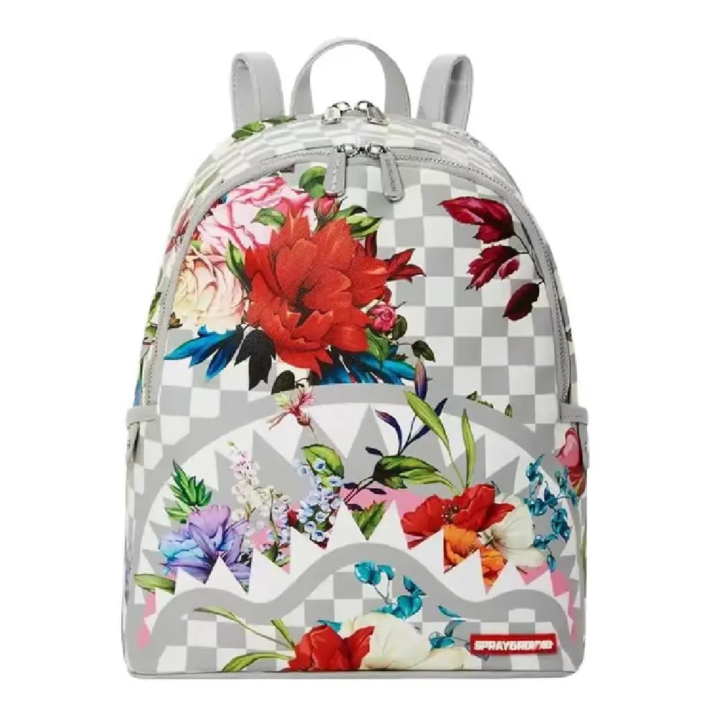 Balo Sprayground Jardin Du Palais 'White Grey' 910B4306NSZ Balo Sprayground Jardin Du Palais 'White Grey' 910B4306NSZ