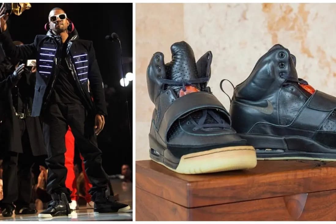 Kanye West được bắt gặp mang trên mình Logo Nike Kanye West được bắt gặp mang trên mình Logo Nike