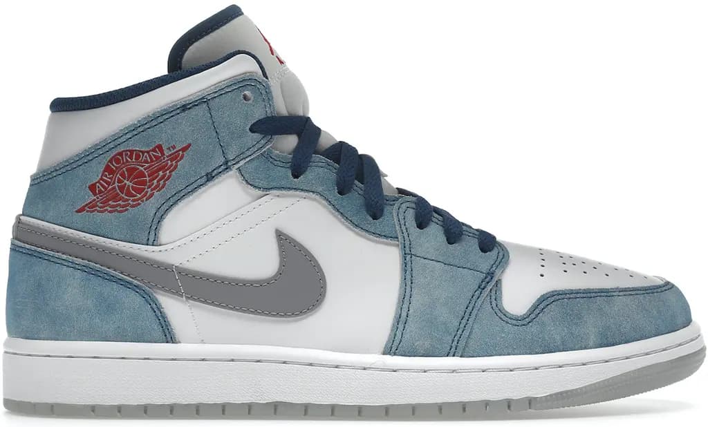 Giày Nike Air Jordan 1 Mid 'French Blue Fire Red' DN3706-401 Giày Nike Air Jordan 1 Mid 'French Blue Fire Red' DN3706-401