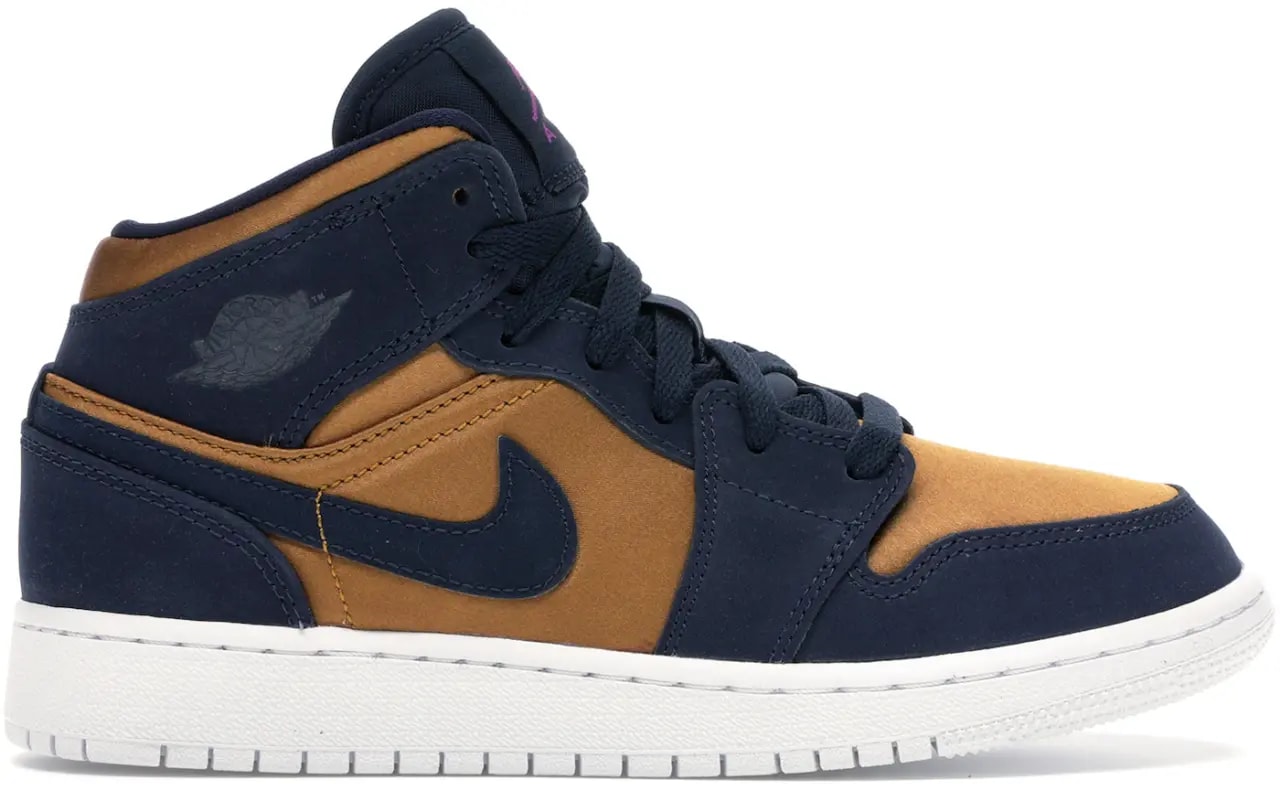 Giày Nike Air Jordan 1 Mid SE GS 'Obsidian Desert Ochre' BQ6931-401 — kich-thuoc: lien-he-order Giày Nike Air Jordan 1 Mid SE GS 'Obsidian Desert Ochre' BQ6931-401 — kich-thuoc: lien-he-order