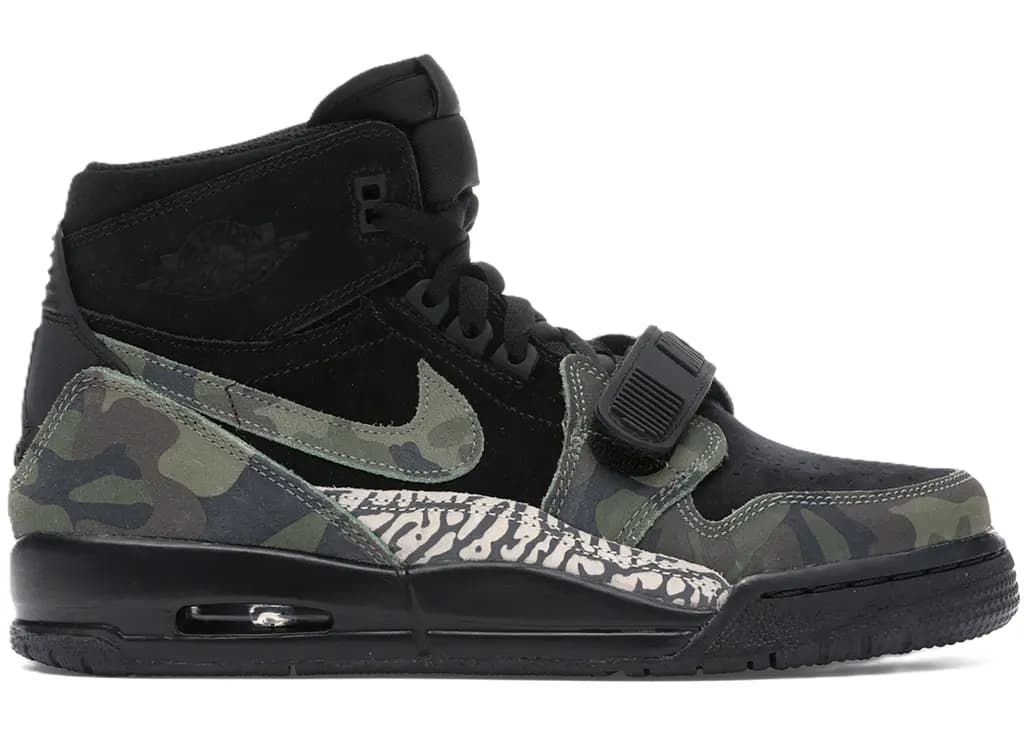 Giày Nike Jordan Legacy 312 GS 'Black Camo Green' AT4040-003 Giày Nike Jordan Legacy 312 GS 'Black Camo Green' AT4040-003