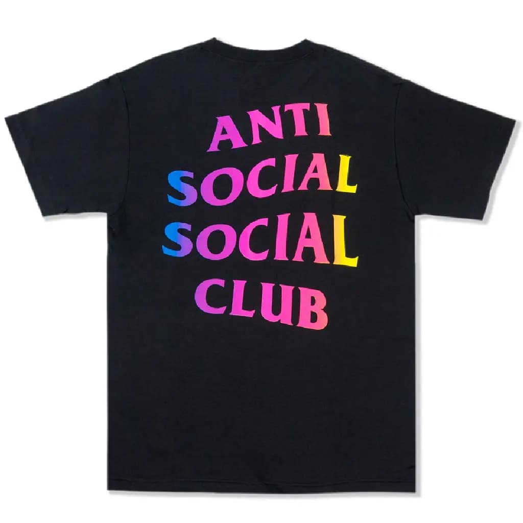 Áo Anti Social Social Club Hate More Love Black Tee Áo Anti Social Social Club Hate More Love Black Tee