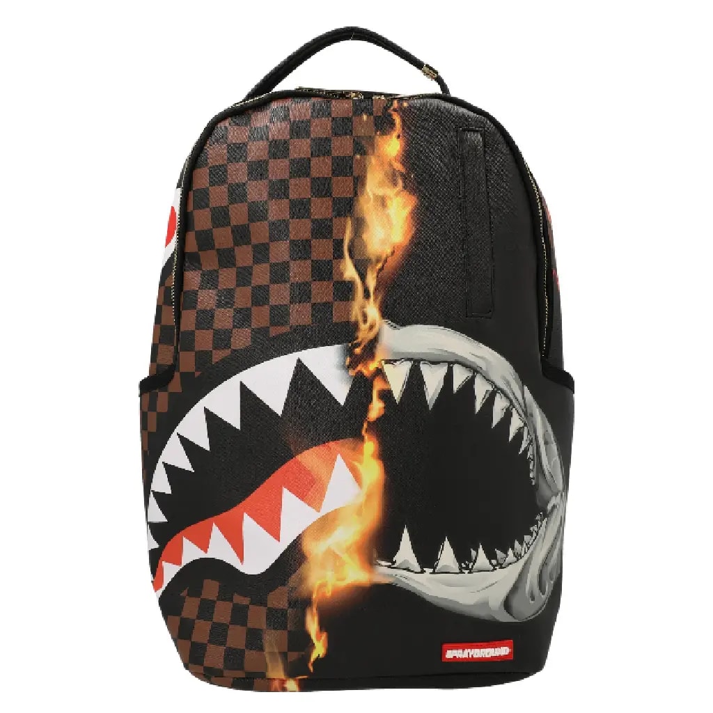 Balo Sprayground Burnt Sharks In Paris 'Multicolor' B3460NSZ Balo Sprayground Burnt Sharks In Paris 'Multicolor' B3460NSZ