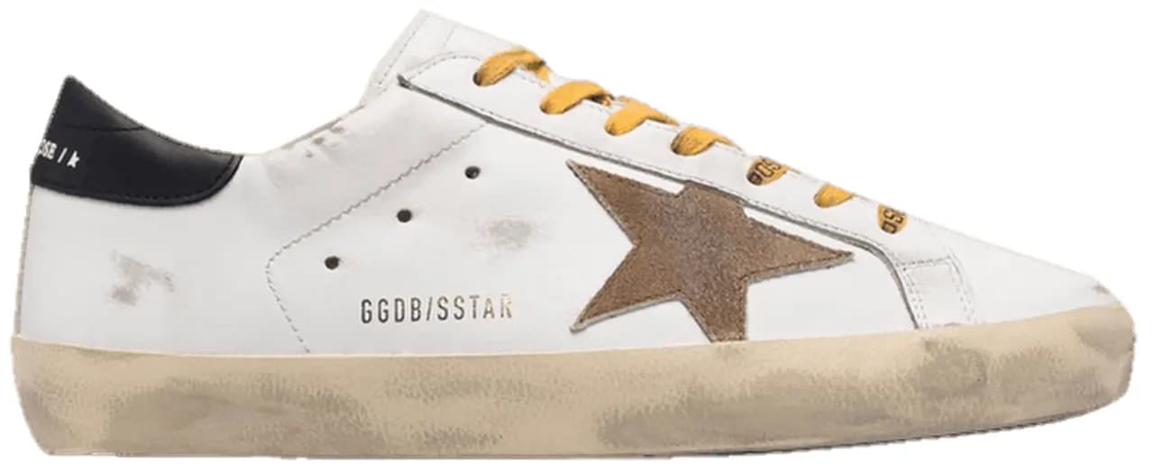 Giày Golden Goose Supper Star 'White Brown' GMF00101 F002552 10905 Giày Golden Goose Supper Star 'White Brown' GMF00101 F002552 10905