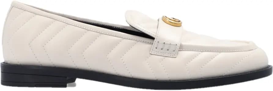 Giày Gucci Women's Loafer With Double G White 670399-BKO60-9022 Giày Gucci Women's Loafer With Double G White 670399-BKO60-9022