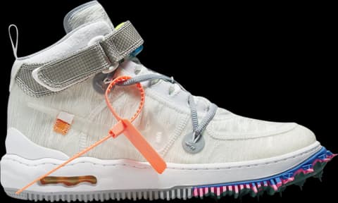 Giày Nike Off-White x Air Force 1 Mid 'White' DO6290-100 Giày Nike Off-White x Air Force 1 Mid 'White' DO6290-100