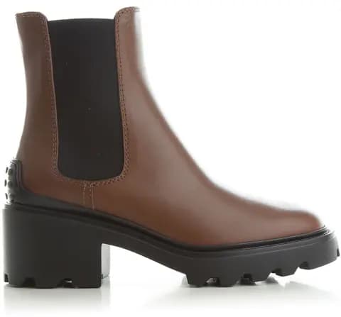 Giày Tod's Woman Brown Boots in Leather XXW08D0EA10D9042S801 Giày Tod's Woman Brown Boots in Leather XXW08D0EA10D9042S801