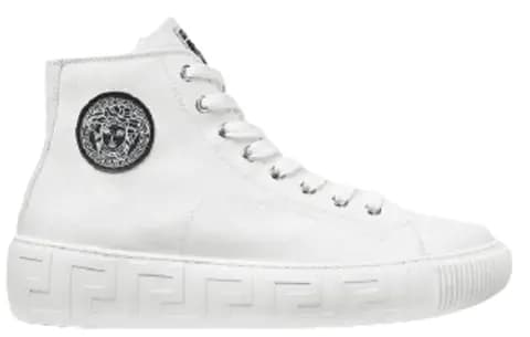 Giày Versace Greca High Topp Trainers White DST643D-DTE3G-D01P Giày Versace Greca High Topp Trainers White DST643D-DTE3G-D01P
