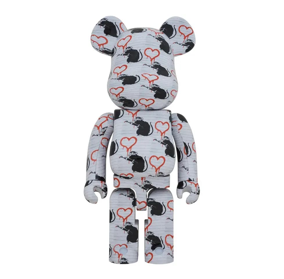 Mô Hình Brandalism Bearbrick 1000% 'Love Rat' 96341-LRT-1000 Mô Hình Brandalism Bearbrick 1000% 'Love Rat' 96341-LRT-1000