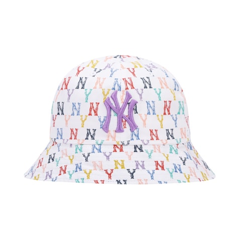 Mũ MLB Monogram Rainbow Dome Hat New York Yankees 32CPH4111-50W — kich-thuoc: 57 Mũ MLB Monogram Rainbow Dome Hat New York Yankees 32CPH4111-50W — kich-thuoc: 57