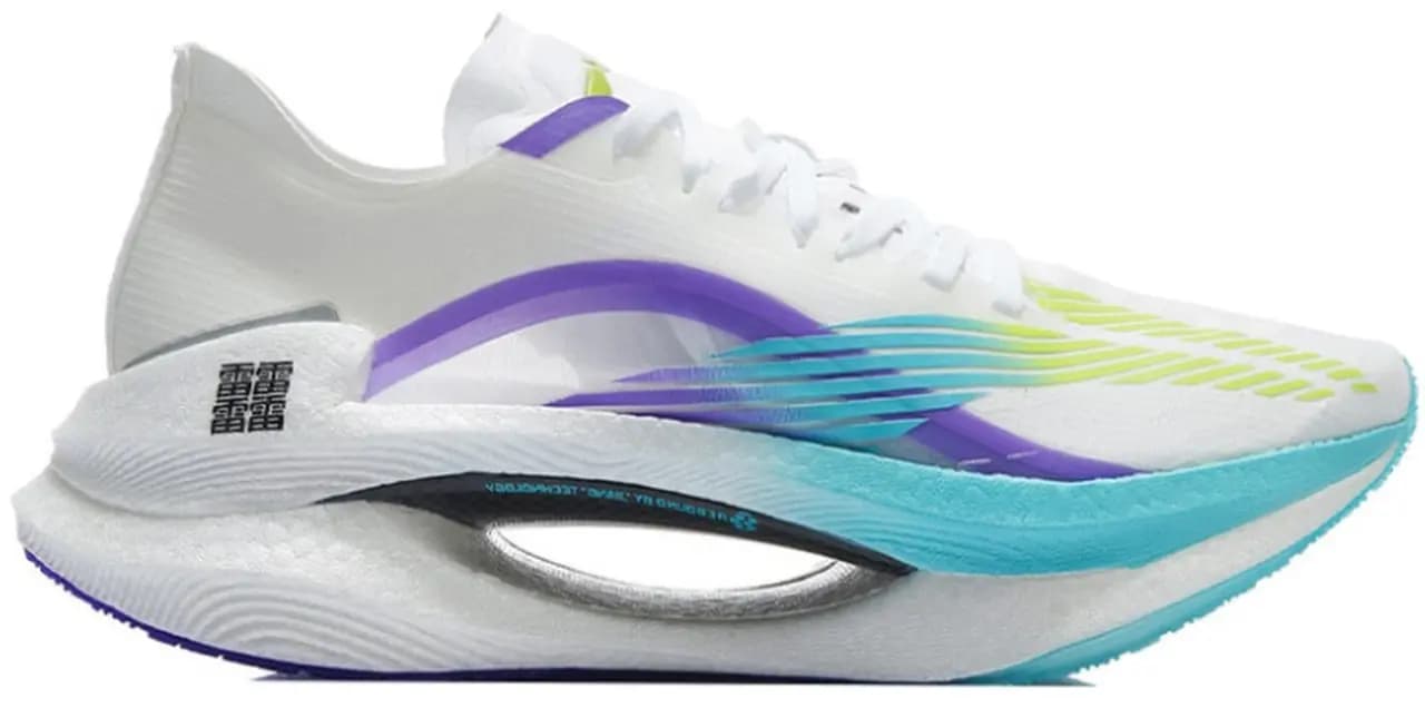 Giày Li Ning Jueying 'White Fluorescent Blue Purple' ARHQ245-3 Giày Li Ning Jueying 'White Fluorescent Blue Purple' ARHQ245-3