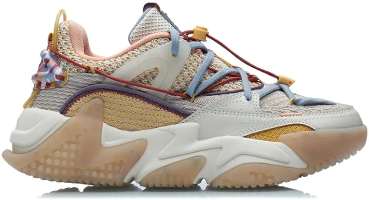 Giày Li Ning Qianxingce Series Pearl 'White Grey' AGLR172-3 Giày Li Ning Qianxingce Series Pearl 'White Grey' AGLR172-3